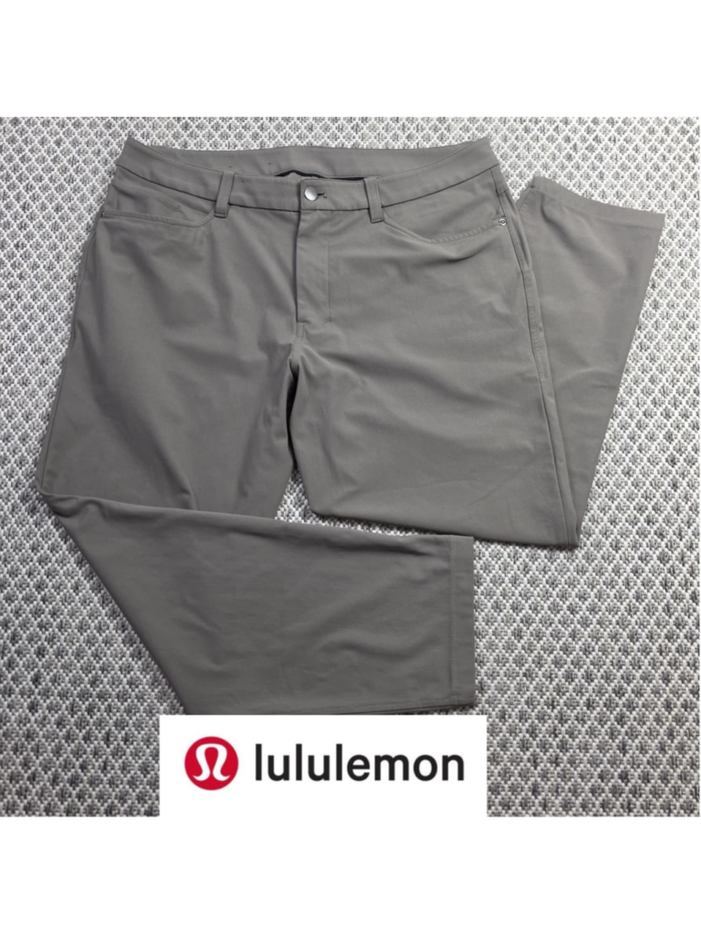 Lululemon ABC Slim Fit 5 Pocket Pants Mens 34 Warpstreme Nomad